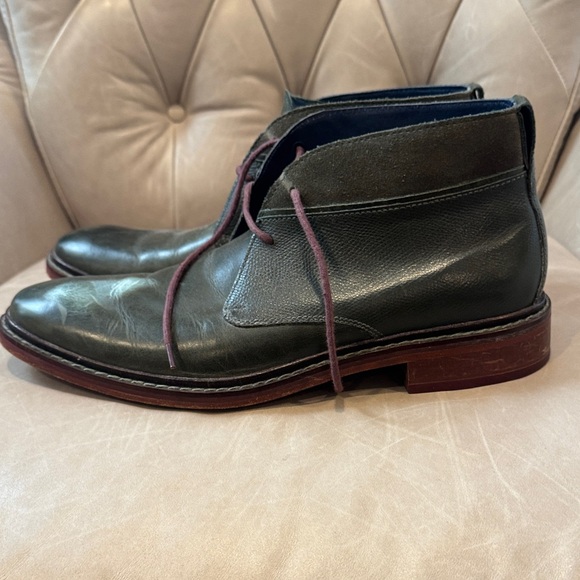 Cole Haan Dark Green Chukka Boots - Picture 3 of 7